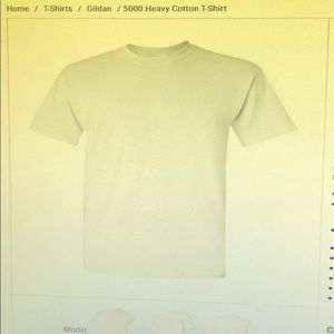Gildan 5000. Heavy Cotton T-shirt